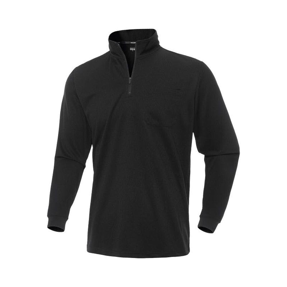 BRIEFING メンズ ハーフジップ長袖シャツ ブラック　Mサイズ BRIEFING メンズ ハーフジップ長袖シャツ ブラック Mサイズ 楽天